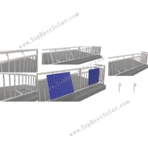 The Balcony adjustable solar racking kits
