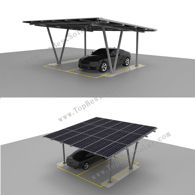 Solar Carport & canopies-1 Solar Panel Ground Mounting Carport & Canopies