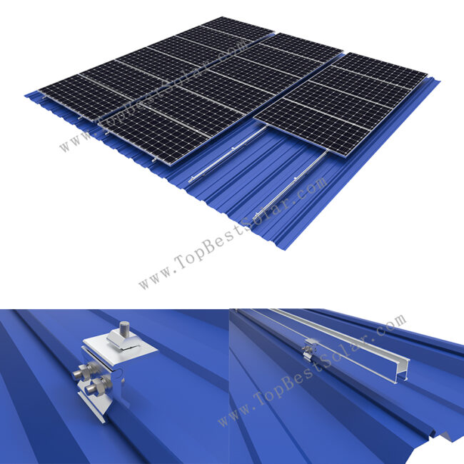 Metal roof fixture Metal roof clip