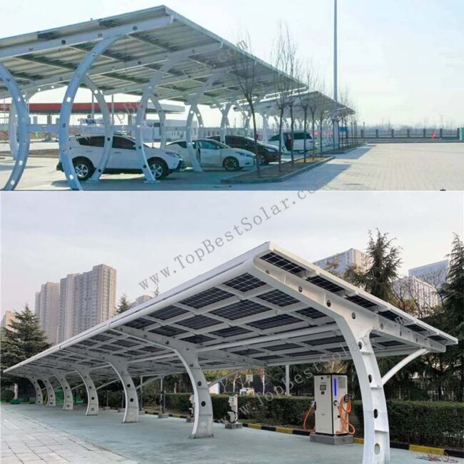 commercial solar carport structures