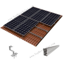 solar panel tile roof mounting system installation