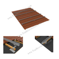 solar panel tile roof mounting system cheap