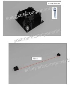 Securing base plates with anchor bolts in ZAM solar carport installation