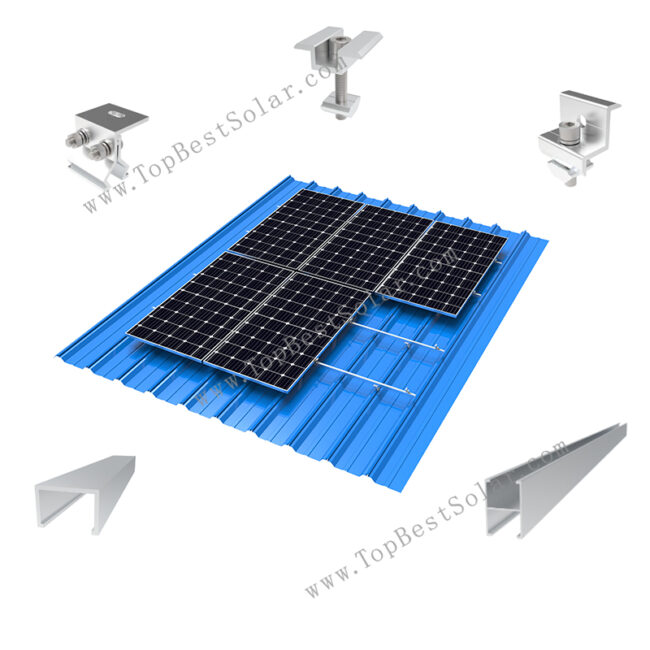 standing seam metal roof clamps for solar