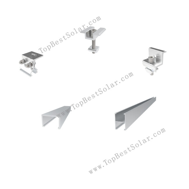 standing seam metal roof clamps solar energy