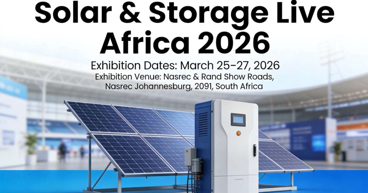 XIAMEN TOP BEST TECH booth at Solar & Storage Show Africa 2026 Johannesburg
