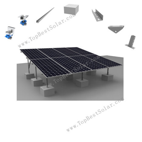 flat roof solar racking systems flat roof solar racking system