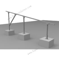 flat roof solar racking systems high quality