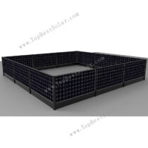 vertical solar panel mounting