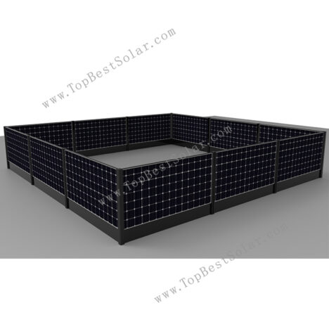 vertical solar panel mounting