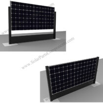 vertical solar panel mounting factory