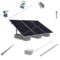 triangle solar panel mounted