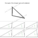 triangle solar panel mounting brackets