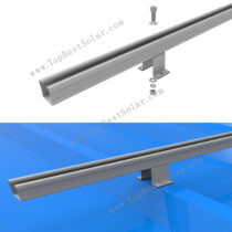 solar panel racking system for metal roof