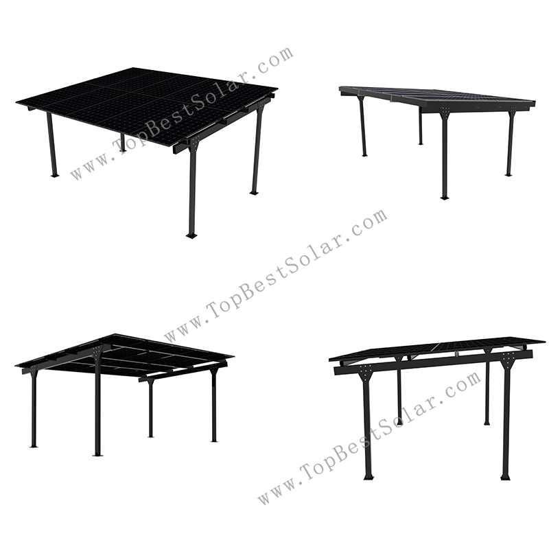 solar panel pergola