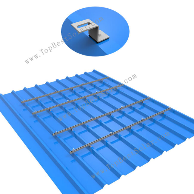 solar racking for metal roofs