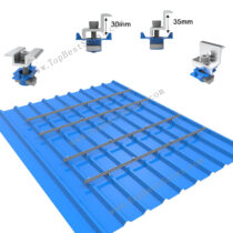 solar racking for metal roofs installation