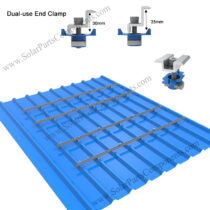 solar racking for metal roofs installation