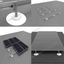 TPO PVC Roof Solar Mounting System