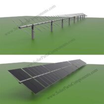 solar tracker mounting system single axis